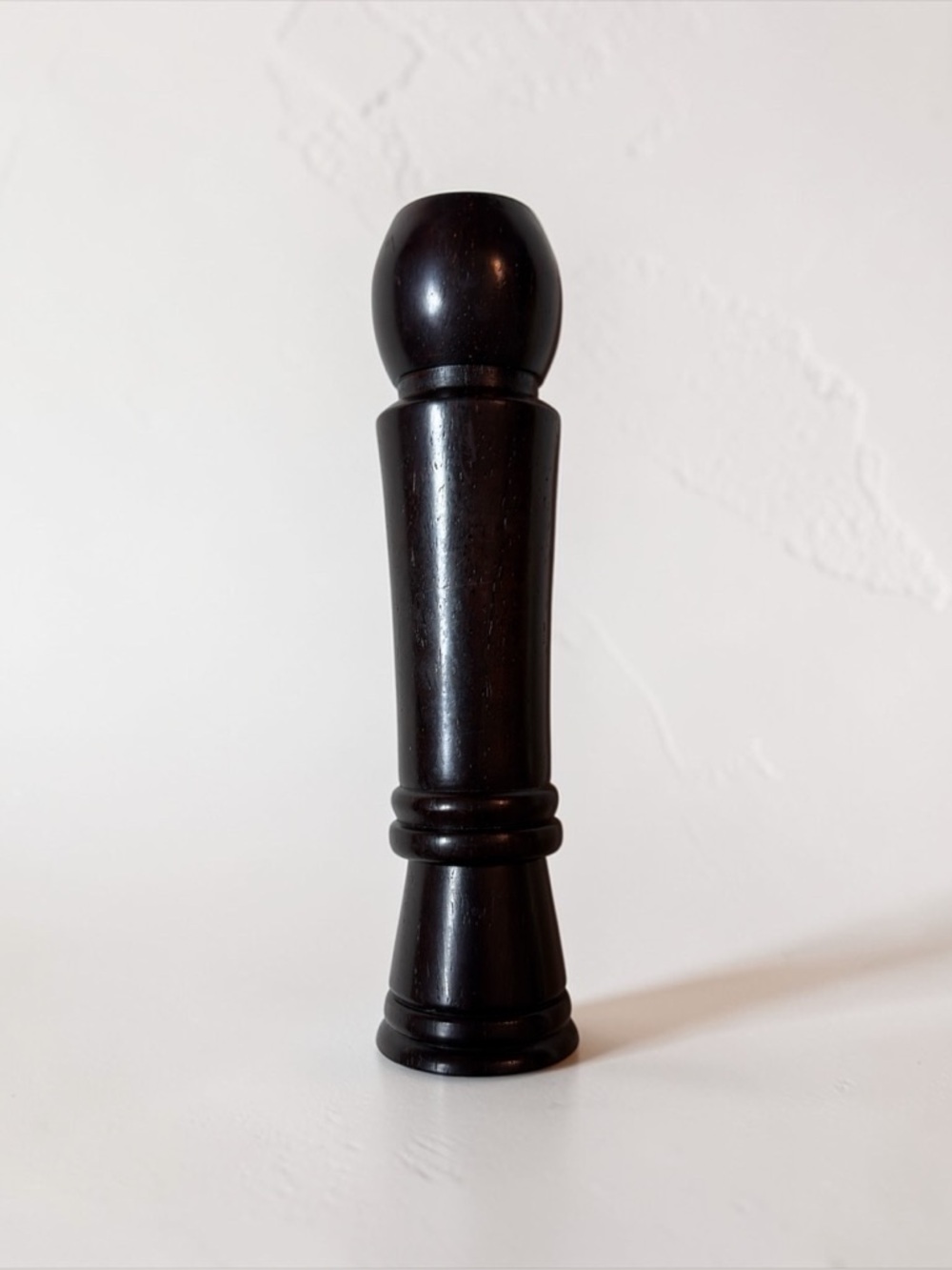 VINTAGE WOODEN DUCK CALL DARK STAINED HUNTING GAME CALL